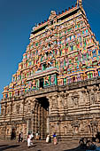 The great Chola temples of Tamil Nadu - The Nataraja temple of Chidambaram. The East Gopura.